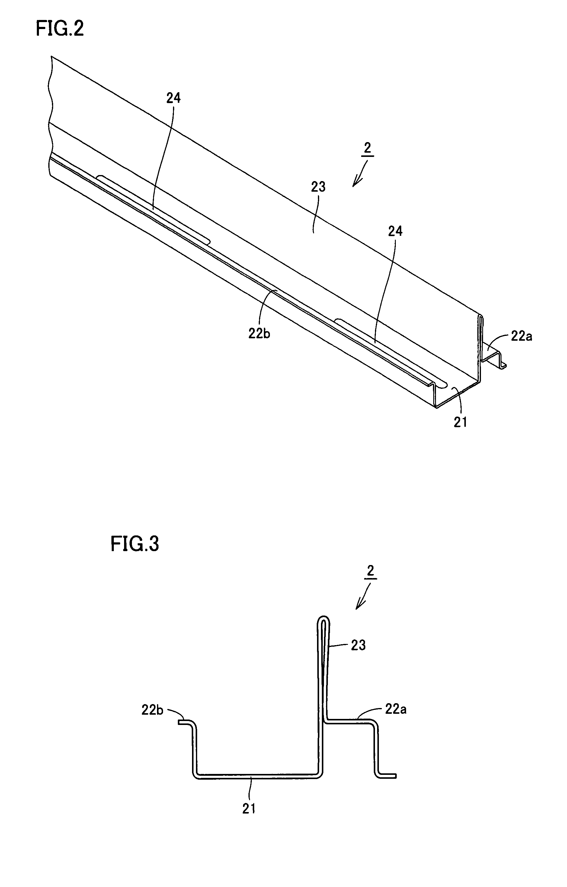 Mounting structure of solar cell module