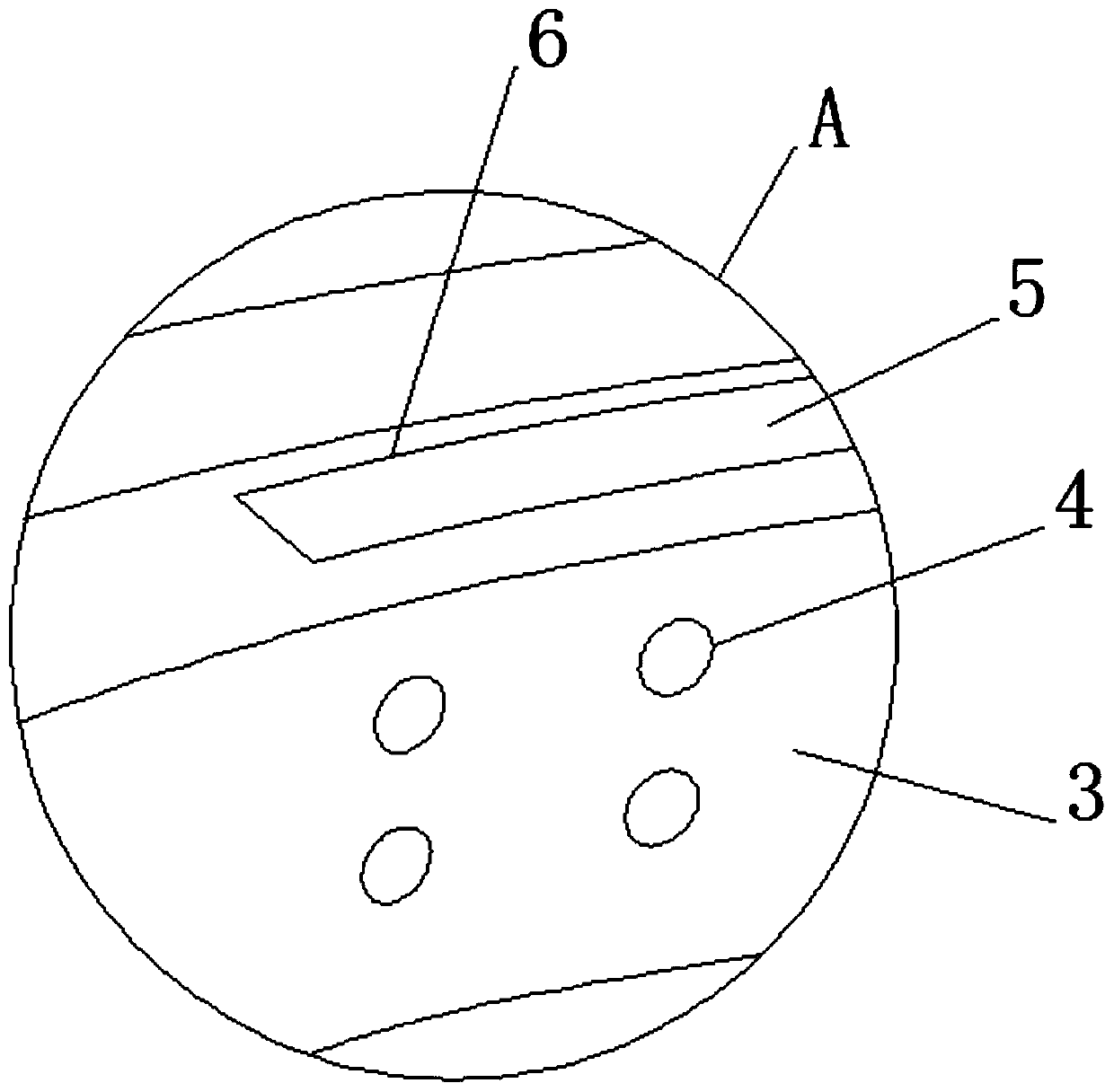 A tea storage tank with a self-inductive moisture preform