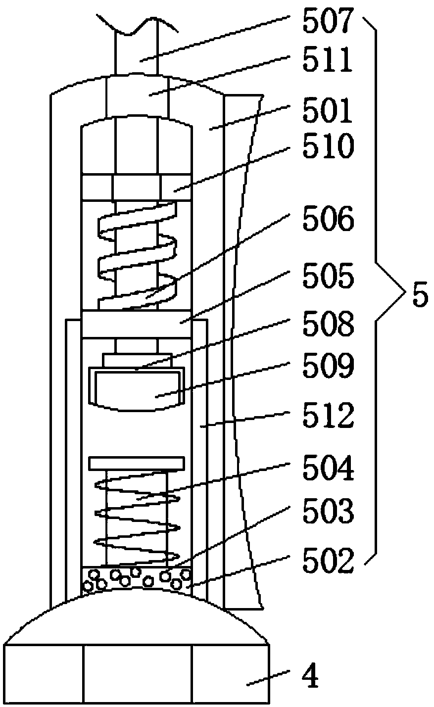 Moxa manufacture and impurity screening device for intermittent magnetic rejection and dust-free processing