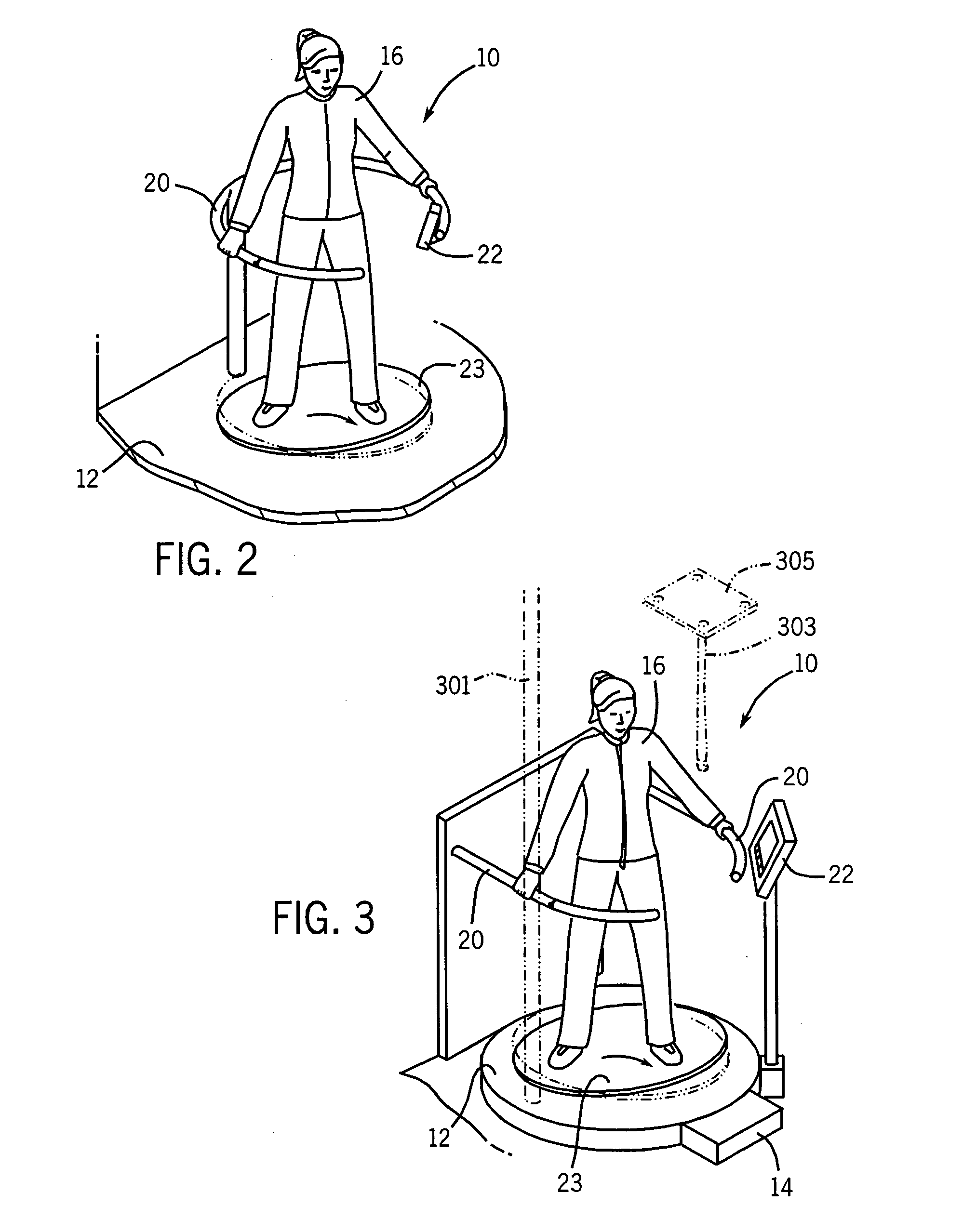 Exercise device having a movable platform