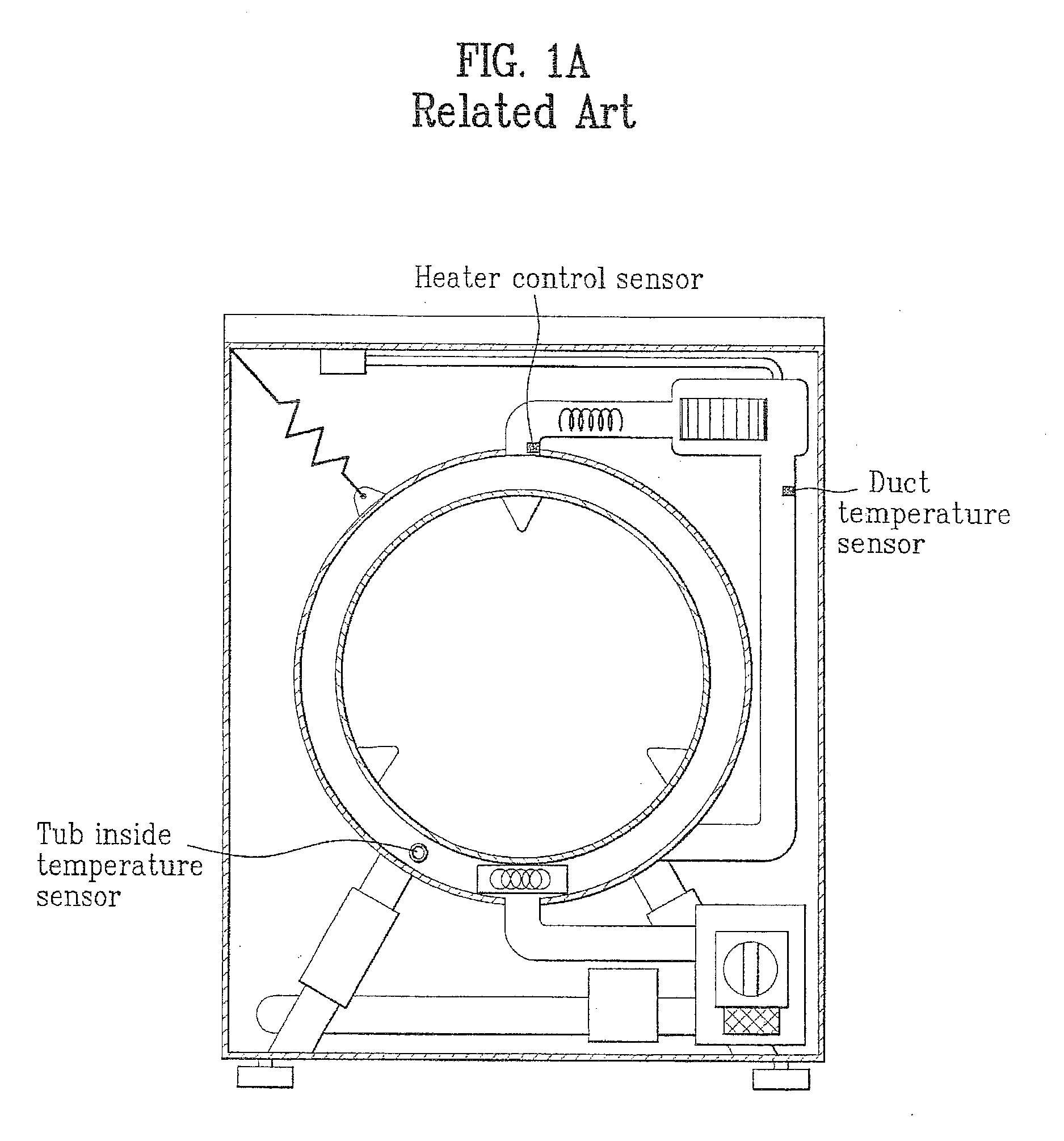 Drum type washing machine and dryer and method for automatic drying by using the same
