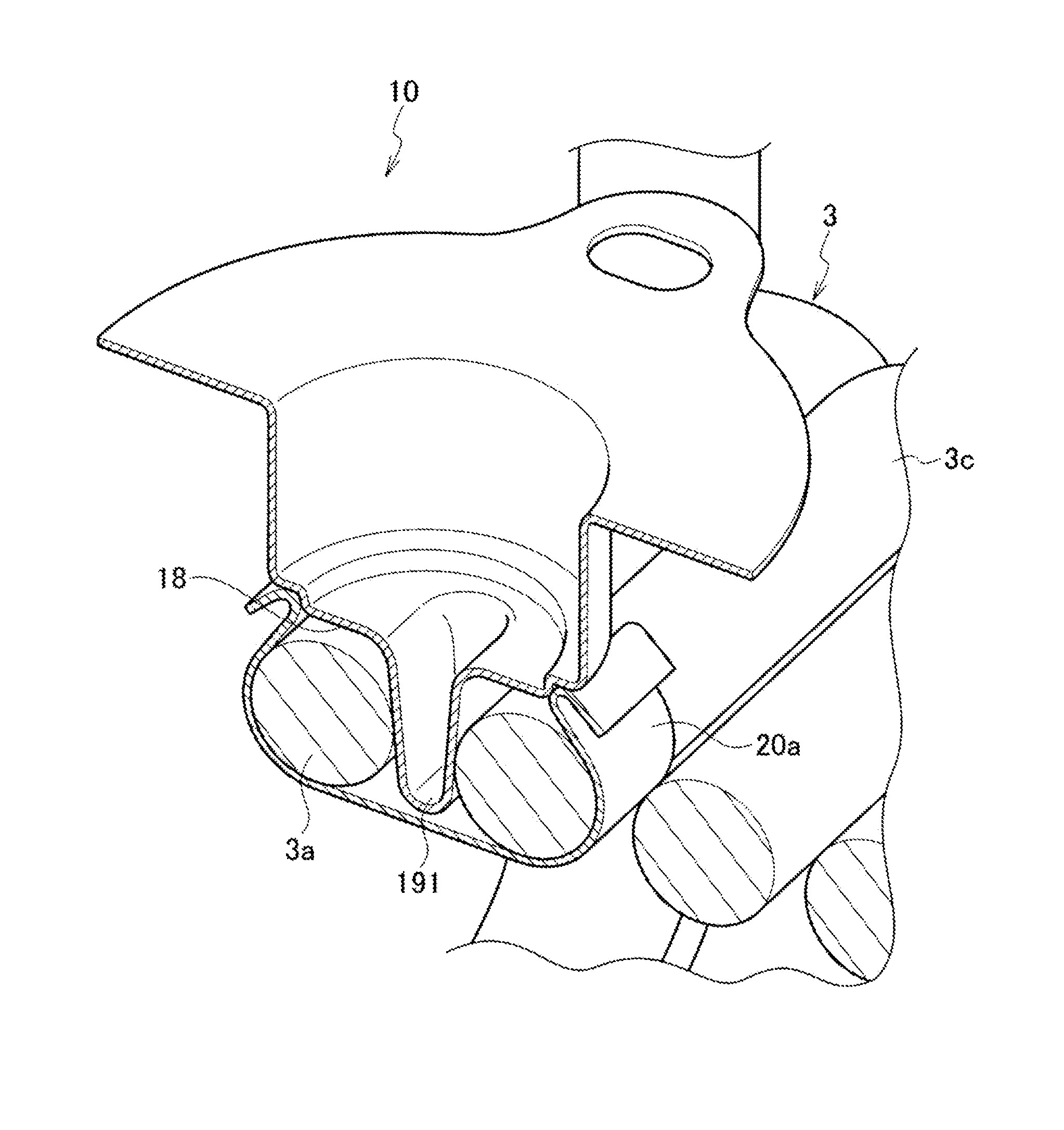 Temperature switch and fluid heating device