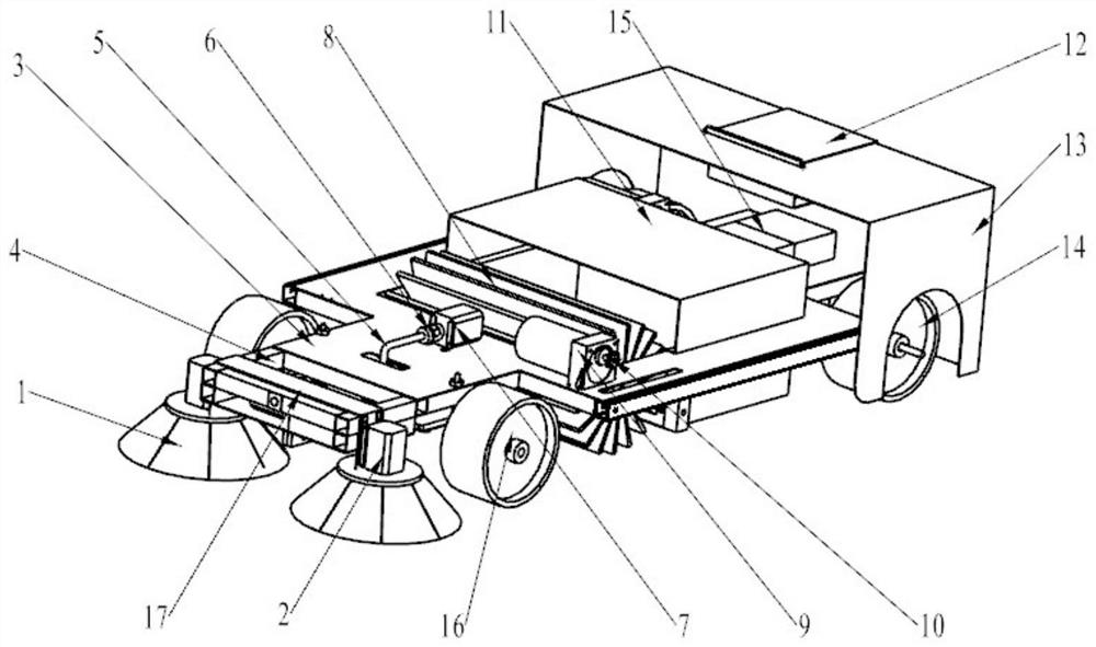 Unmanned road sweeper