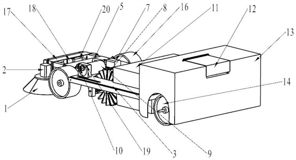 Unmanned road sweeper