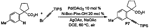 Phenylacetic acid type aryne preparation method