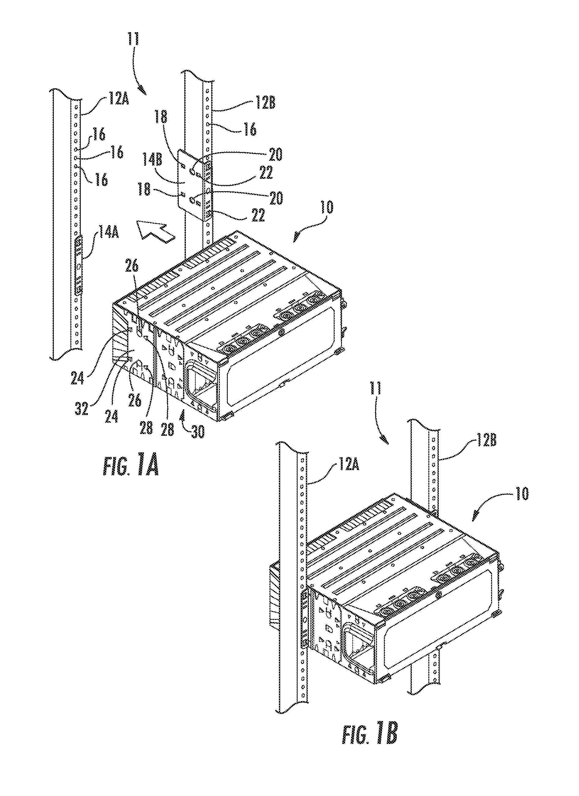Removable fiber management sections for fiber optic housings, and related components and methods
