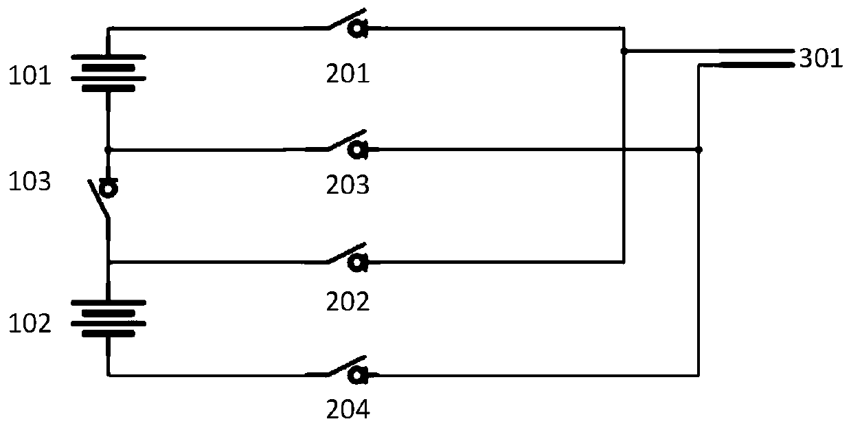 Vehicle battery system and charging and discharging method thereof