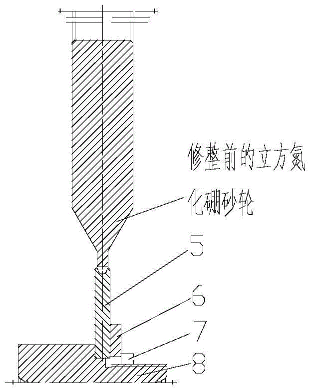 Integrated blade disk and blade tip curved surface numerical control grinding device and method