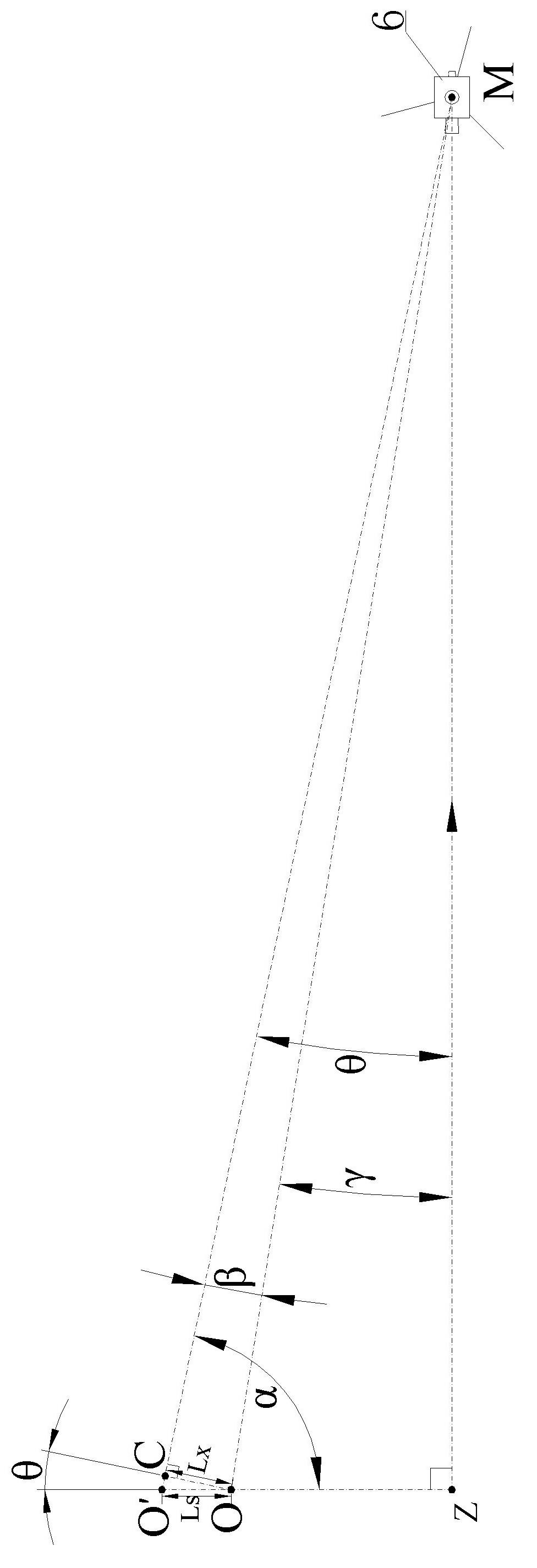 Method for measuring gradient of wind generating set tower