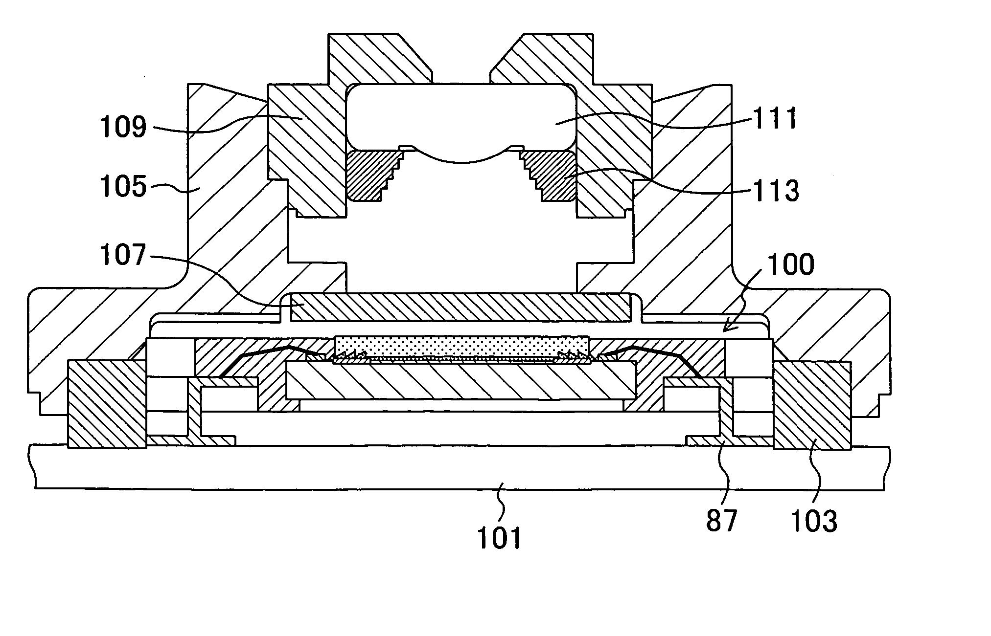 Optical device, optical device apparatus, camera module, and optical device manufacturing method