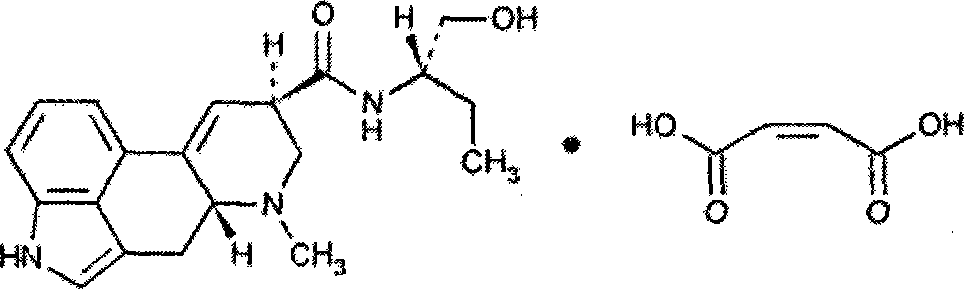 Methylergometrine Maleate powder injection and preparation method thereof