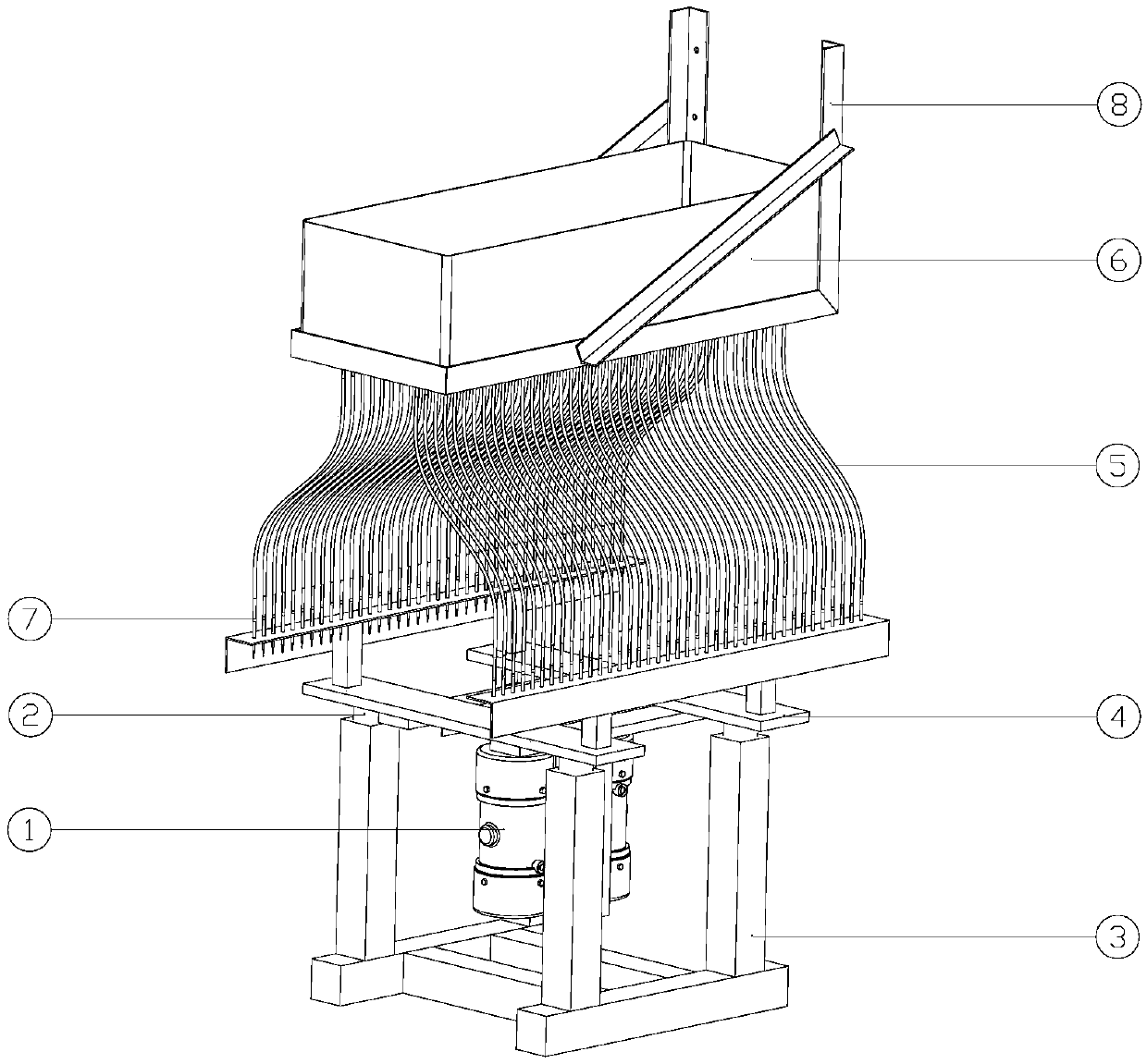 Automatic powder filling equipment for single-hole heat-generating tube welding pen