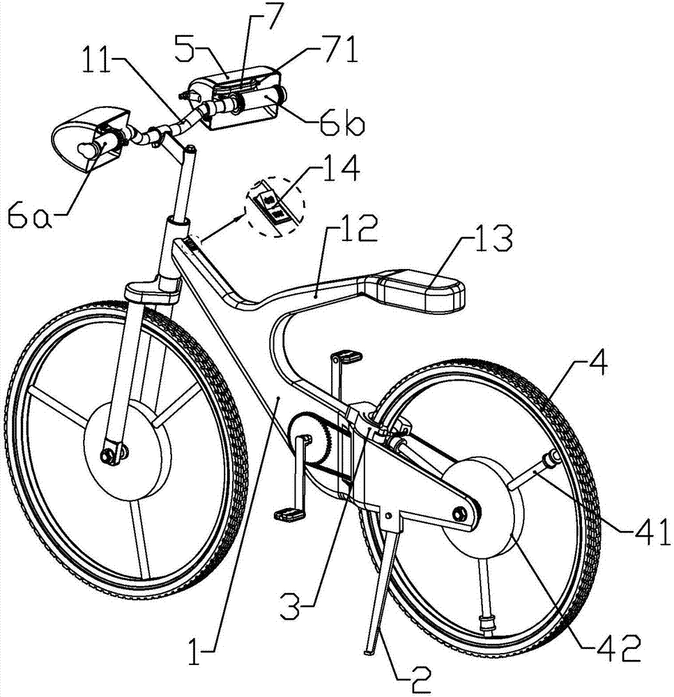 Electric shared bike