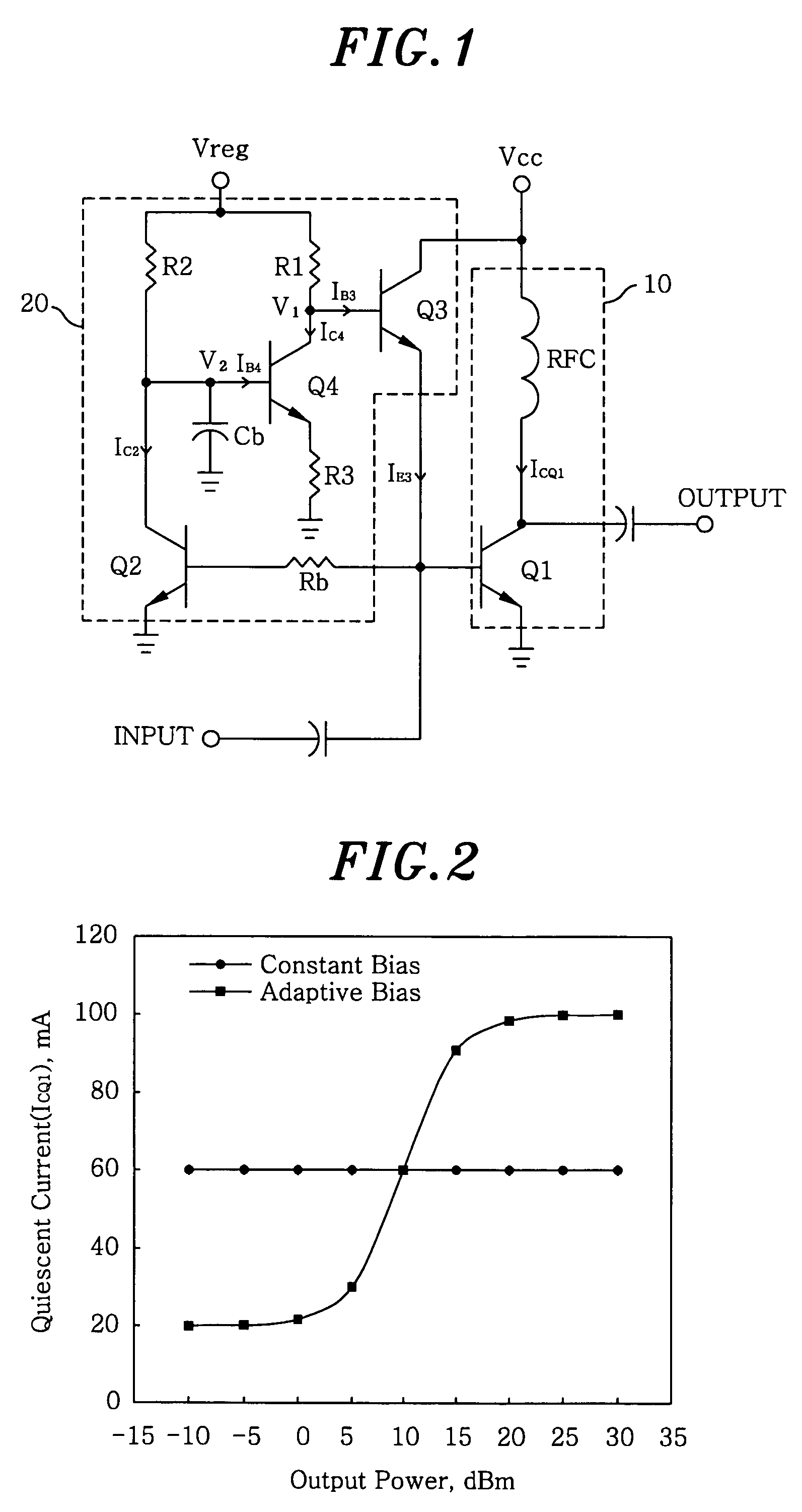 Adaptive bias circuit for a power amplifier