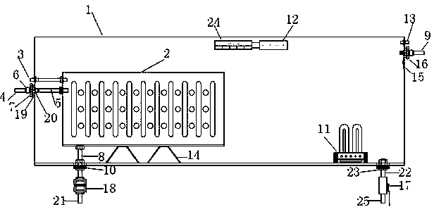 Solar water heater system coupling heat collecting water tank and drinking water tank