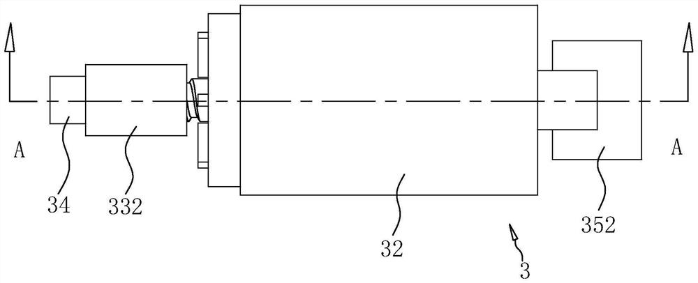 Temporary attachment device for attached lifting scaffold