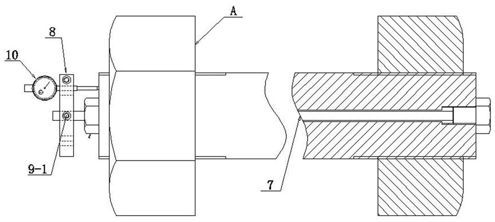 Quick connection construction method for large coupling