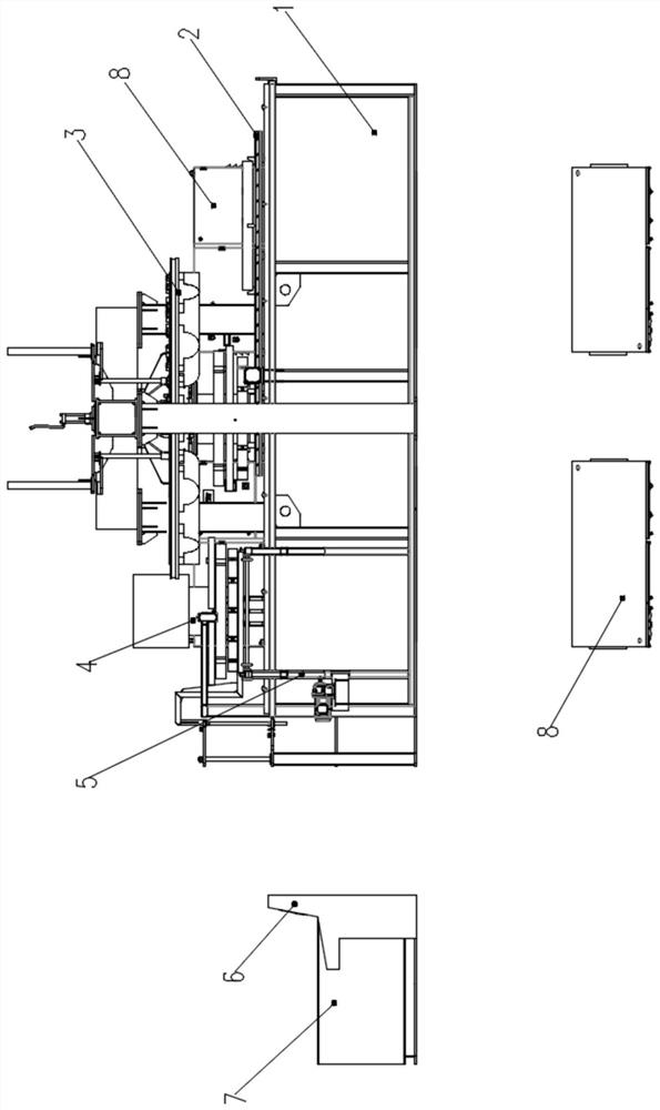 Wheel spring body forming equipment and forming method