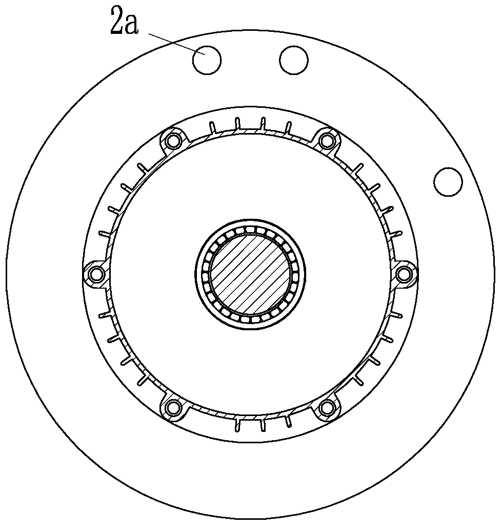Planetary gear reduction integrated motor