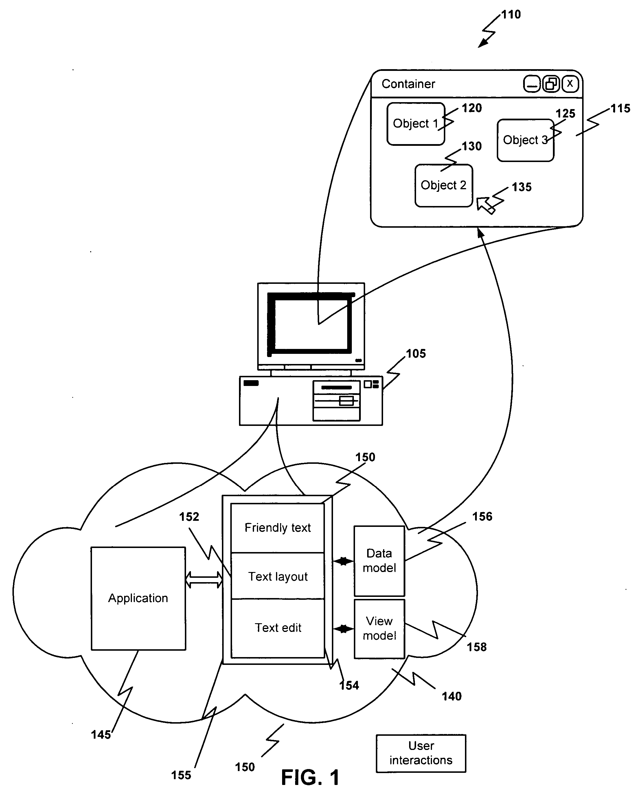 Method and system for access and modification of formatted text