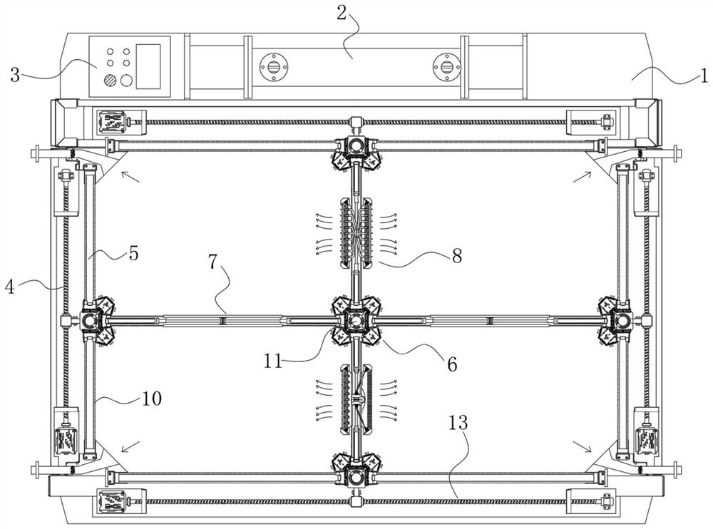 A food refrigerated and fresh-keeping storage box capable of controlling cooling capacity and air volume