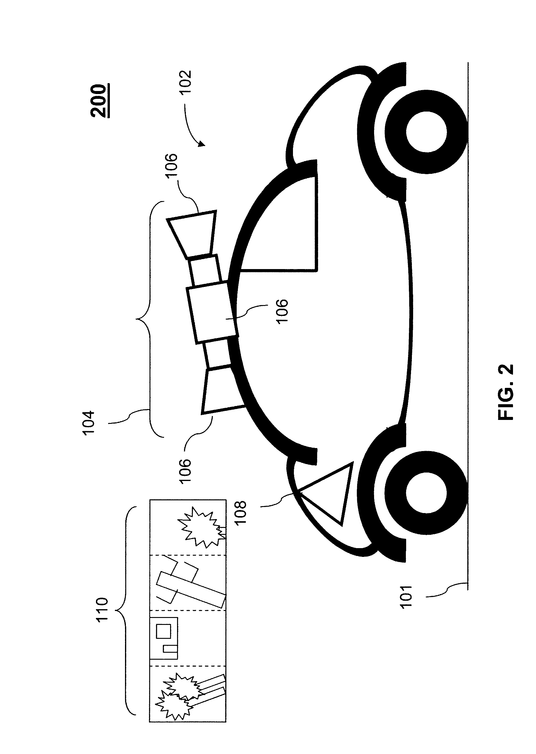 Estimation of panoramic camera orientation relative to a vehicle coordinate frame