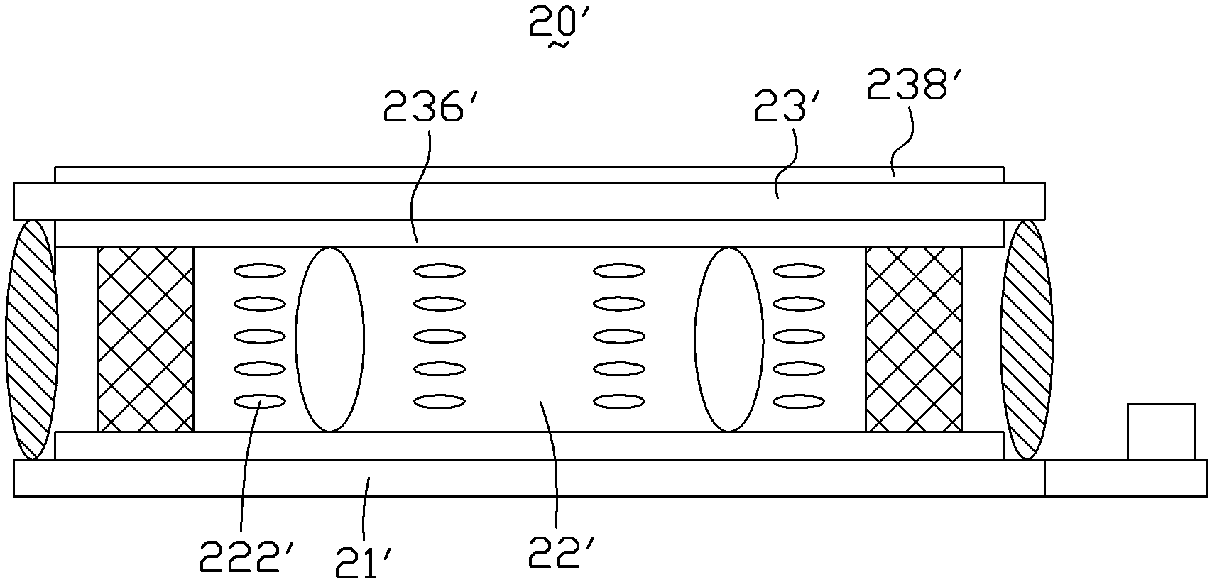 Transparent display device and electronic device applying transparent display device