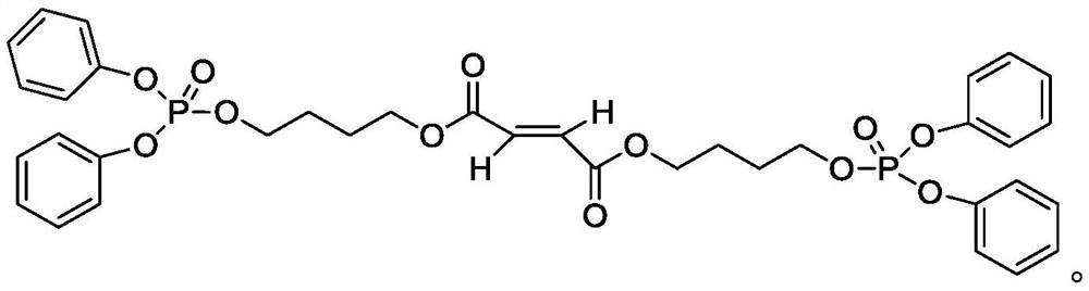 A kind of reactive flame retardant unsaturated polyester resin for glass fiber reinforced plastic matrix