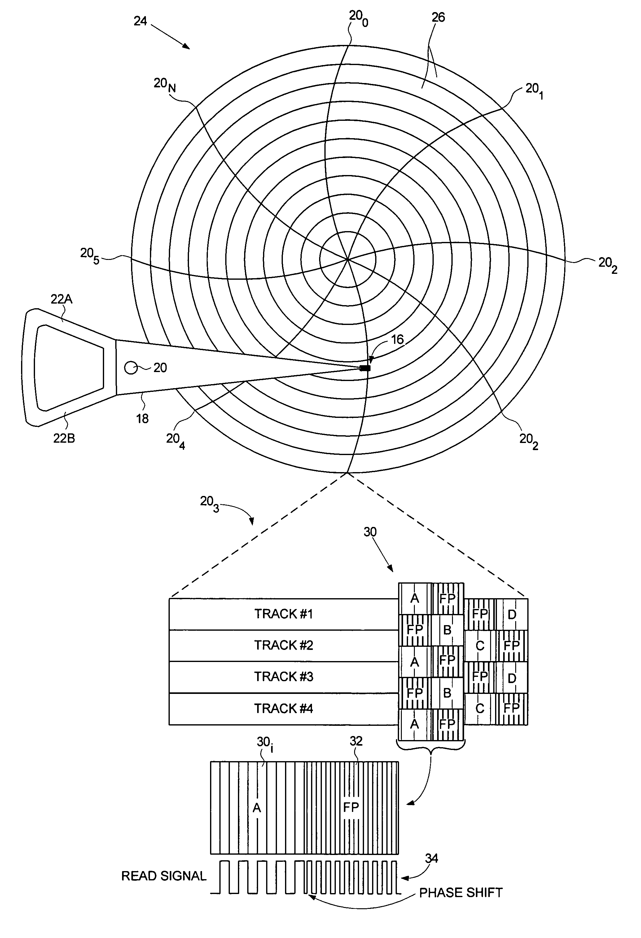 Servo writing a disk drive by overwriting a harmonic frequency fill pattern in the servo burst area