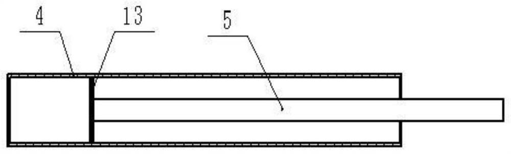 Insulator chain for emergency galloping stopping of power transmission line and accurate connection method of insulator chain