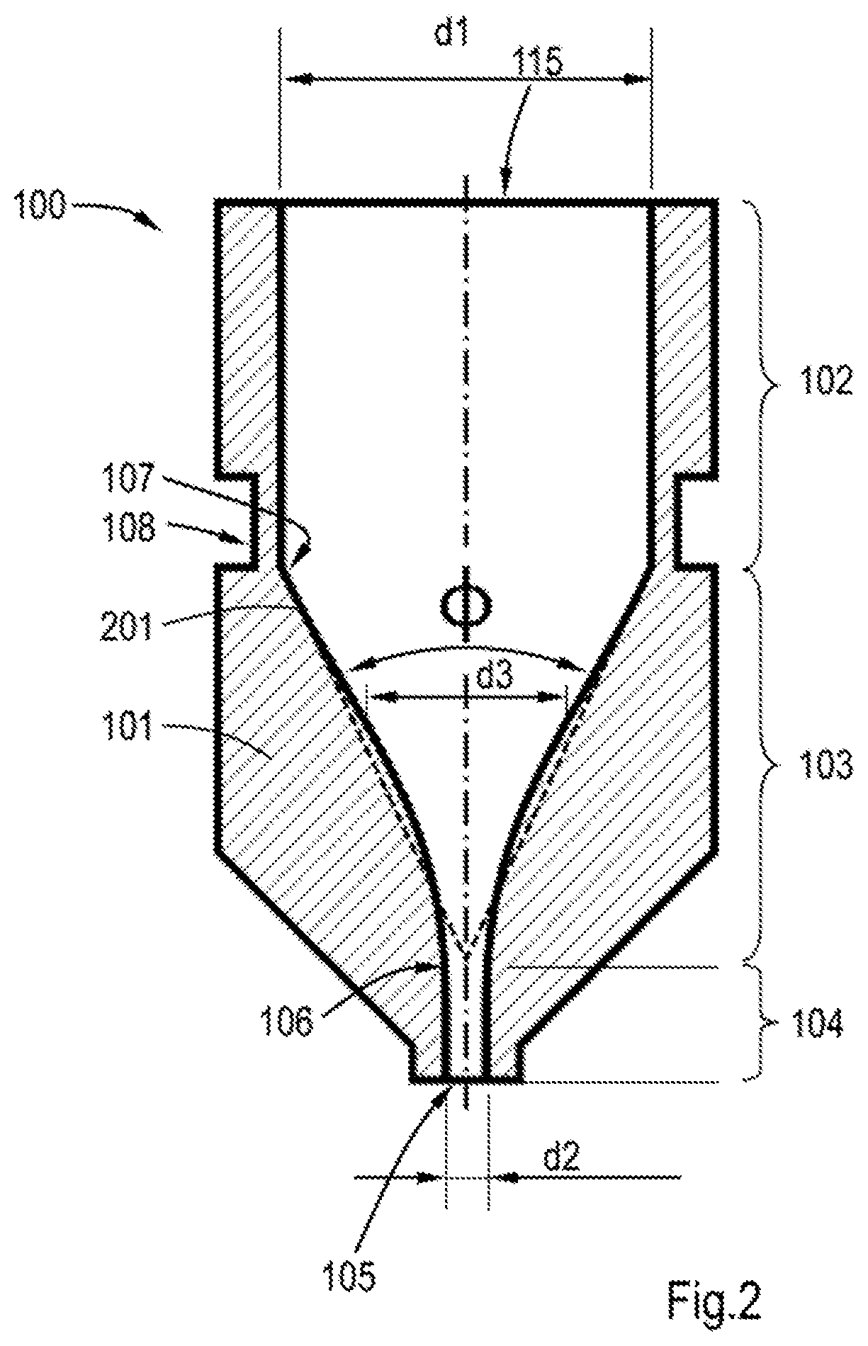 Liquefier tube for an additive manufacturing system