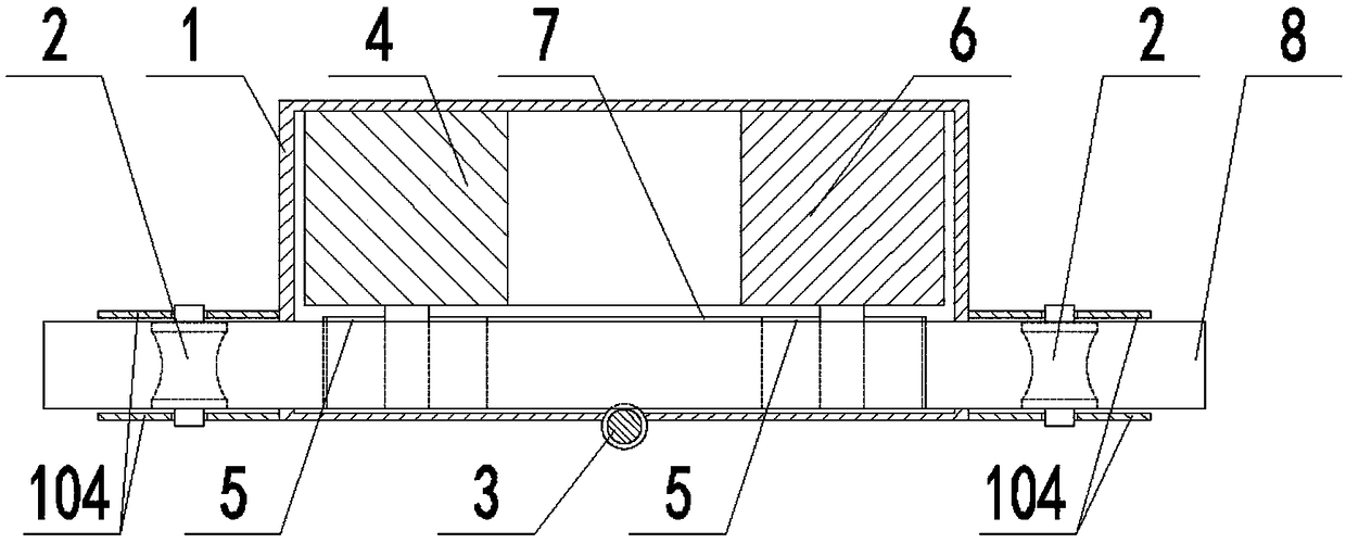 Mine cable laying device