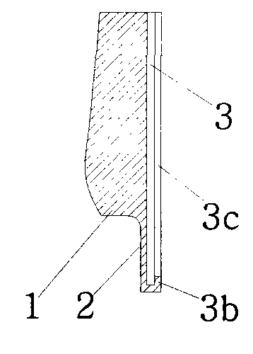 Automobile bumper with license plate clamping groove