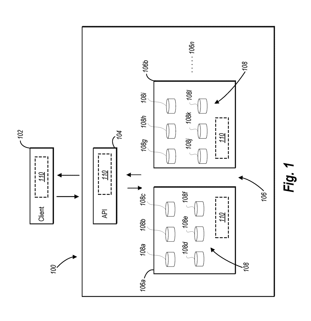 Processing data in a distributed database across a plurality of clusters