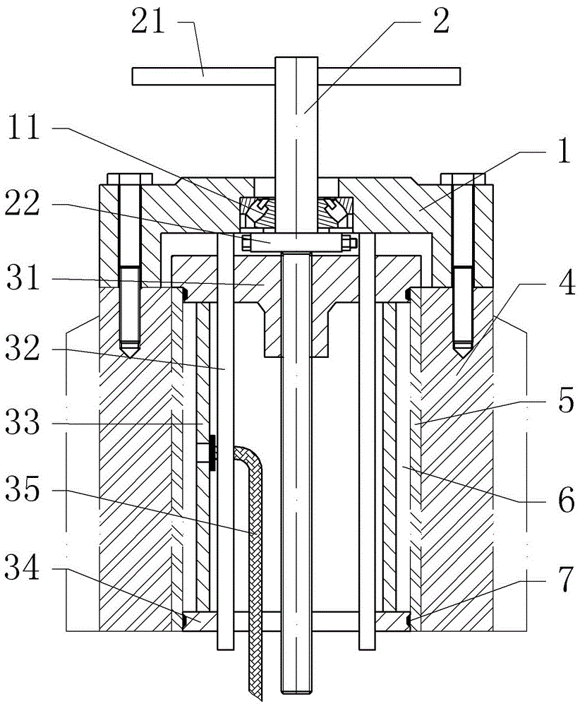 Dismounting device for high-pressure gas storage tank