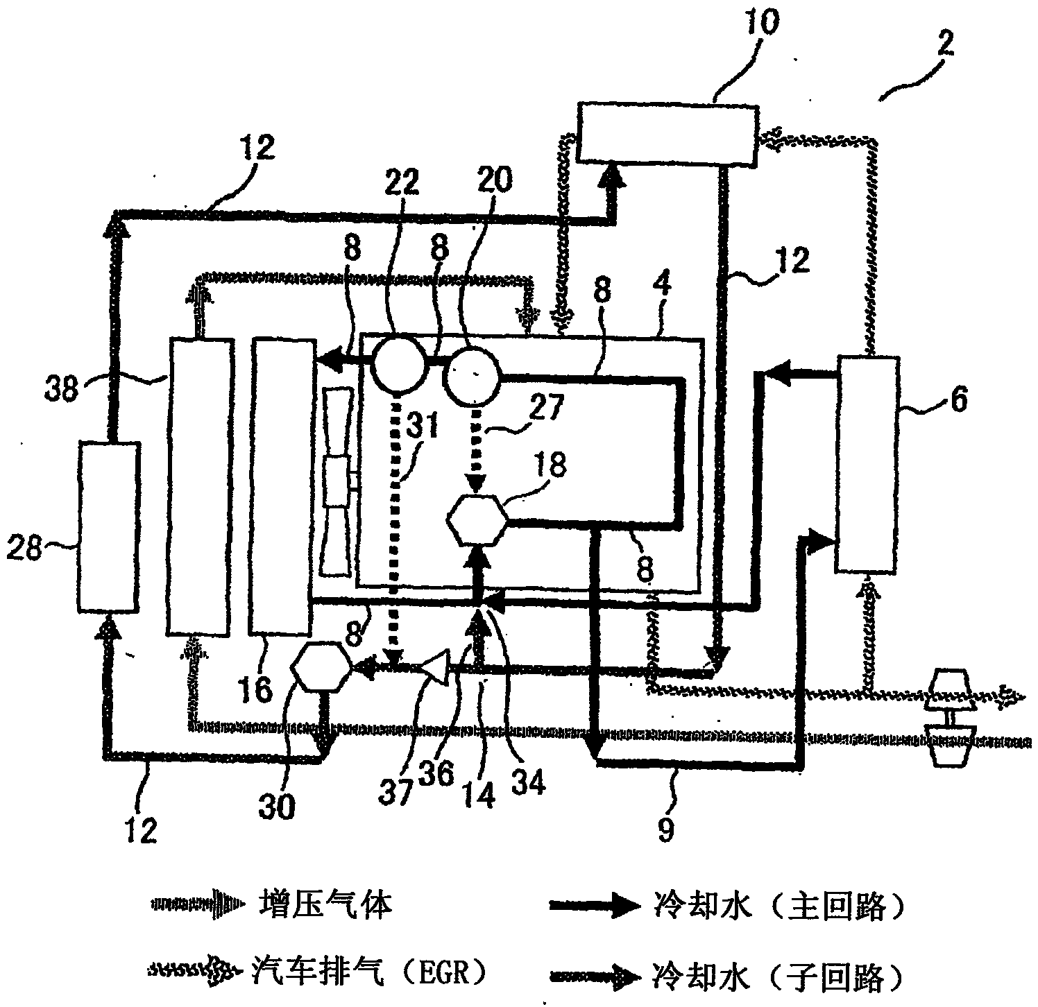 Engine cooling apparatus and engine cooling method