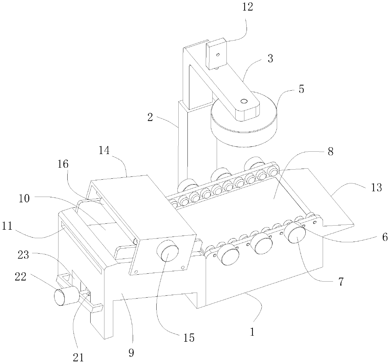 An X-ray film rapid scanning device