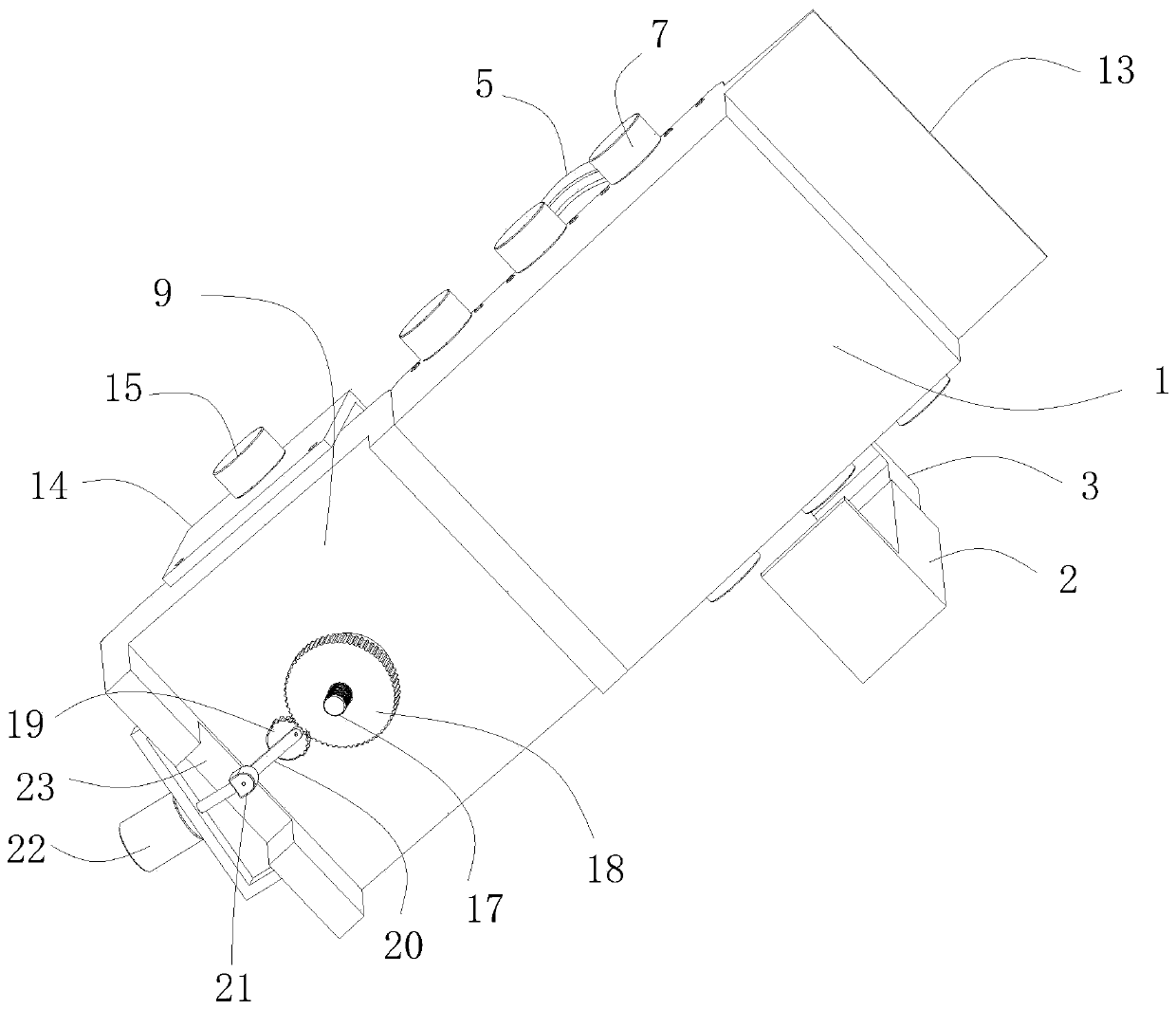 An X-ray film rapid scanning device