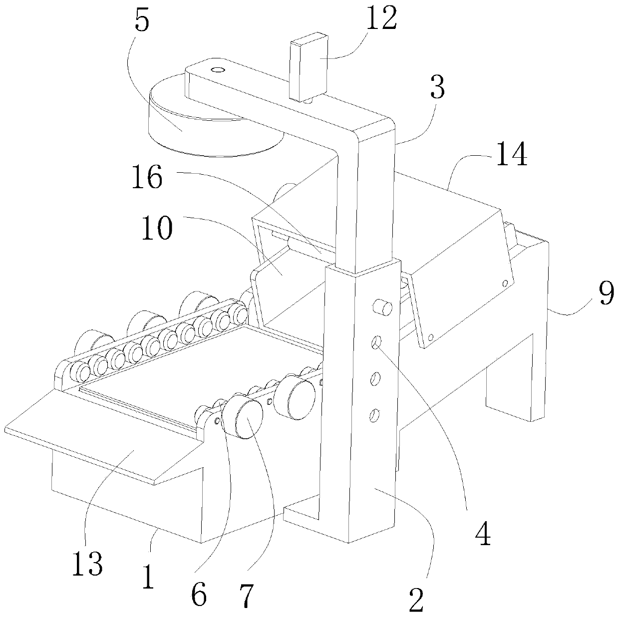 An X-ray film rapid scanning device