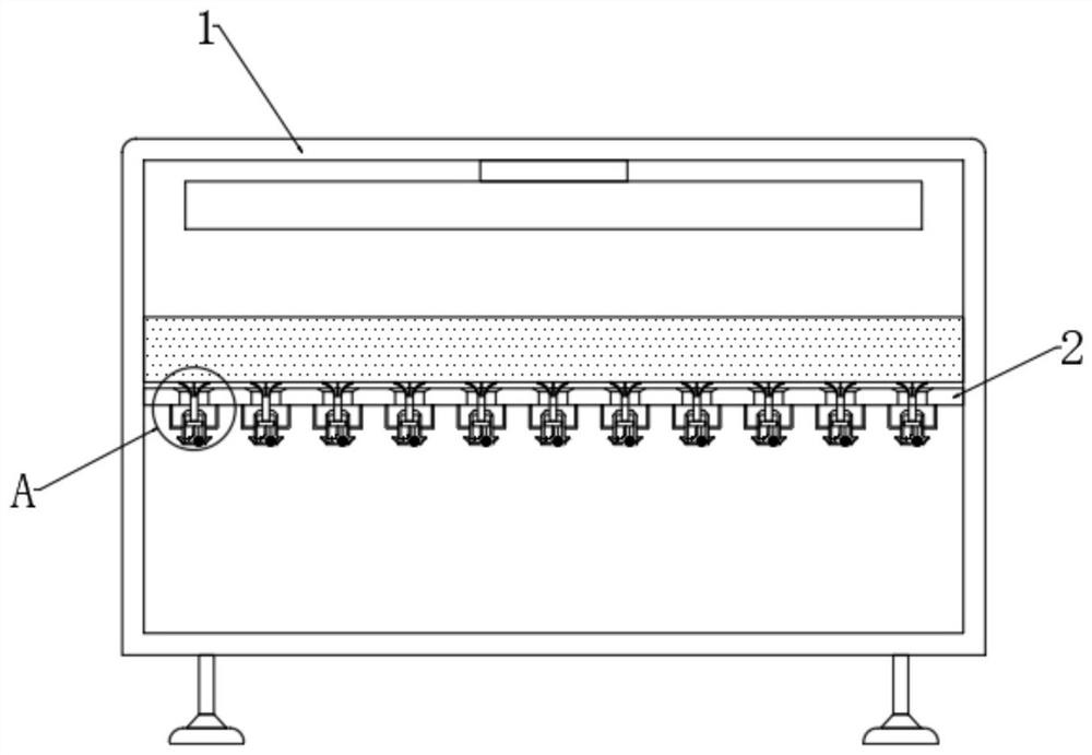 Food processing oven with uniform baking function and using method thereof