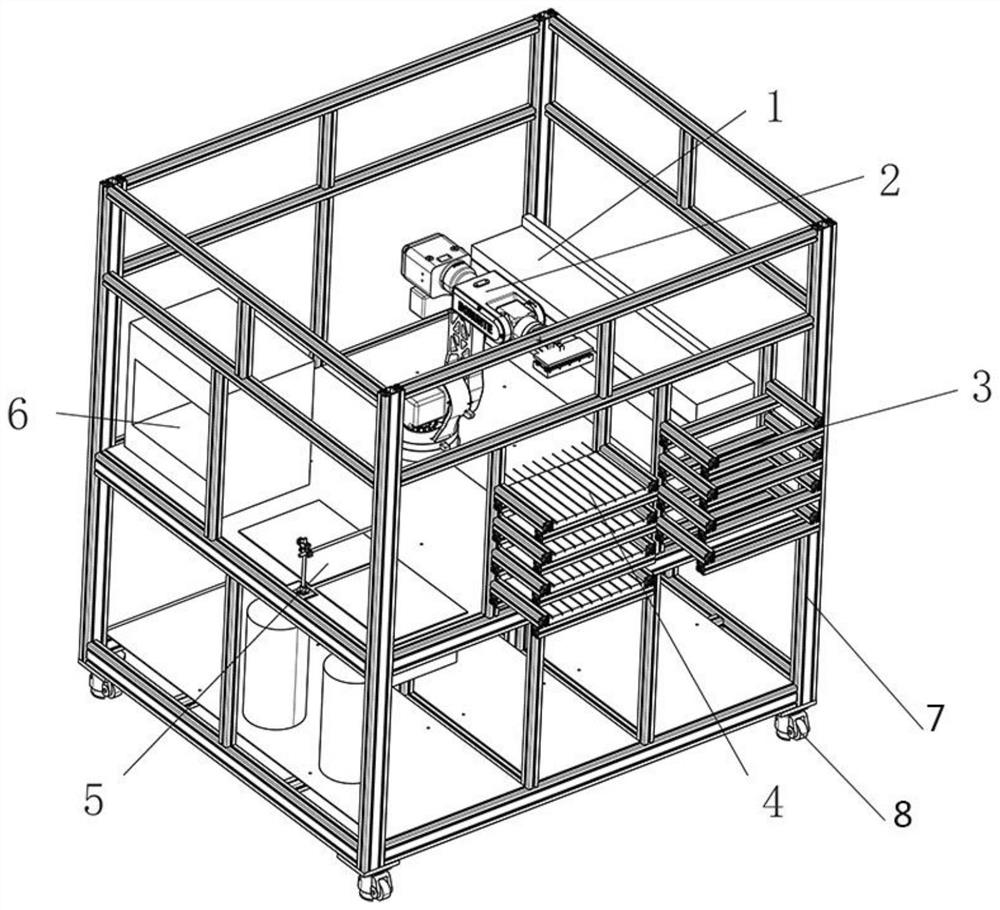 Robot-based automatic barbecue system