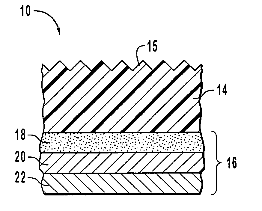 Methods for forming security articles having diffractive surfaces and color shifting backgrounds