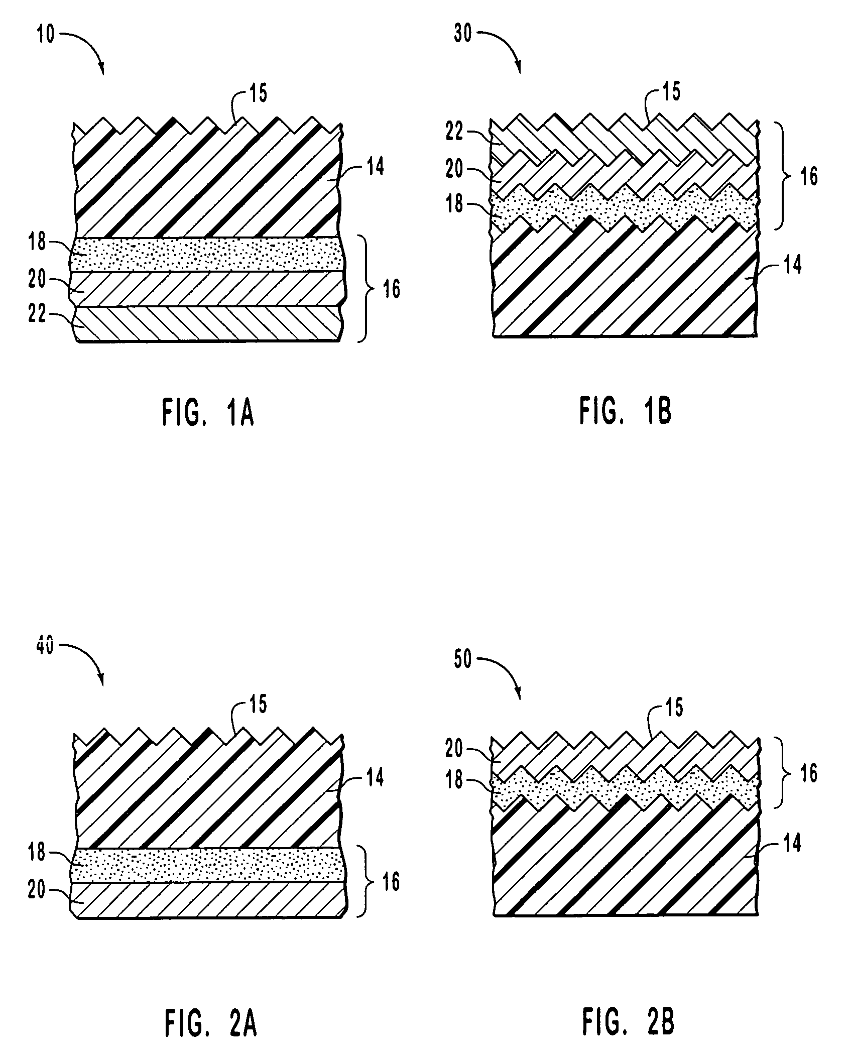 Methods for forming security articles having diffractive surfaces and color shifting backgrounds