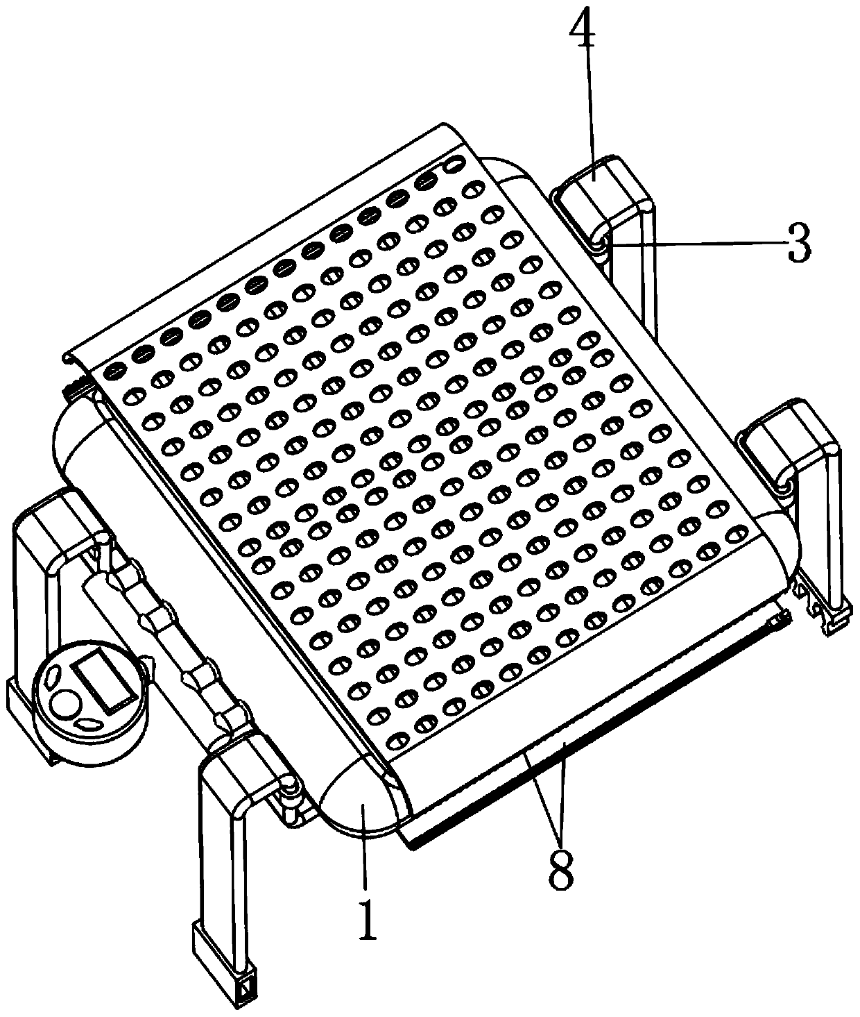 Pressure-reducing seat cushion capable of being automatically regulated and controlled