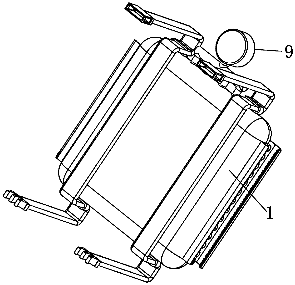 Pressure-reducing seat cushion capable of being automatically regulated and controlled