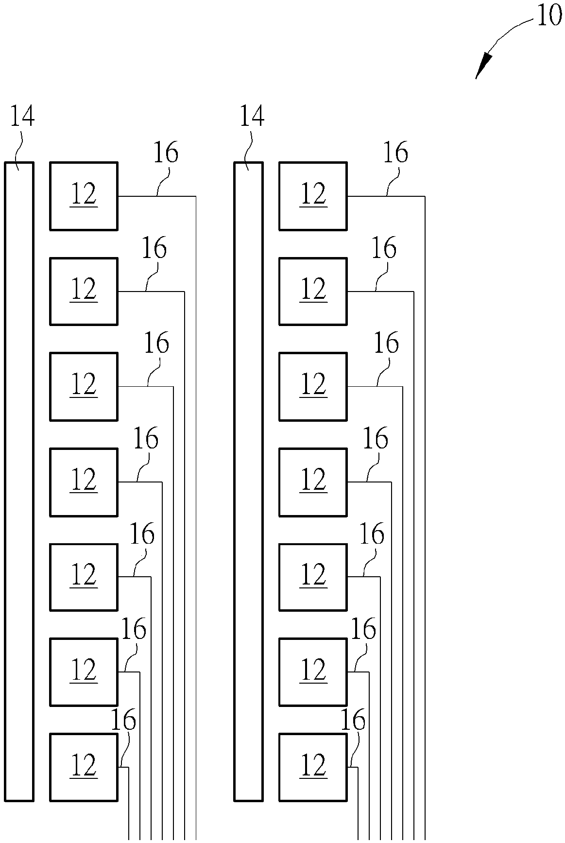 Double-layer mutual-capacitance touch panel