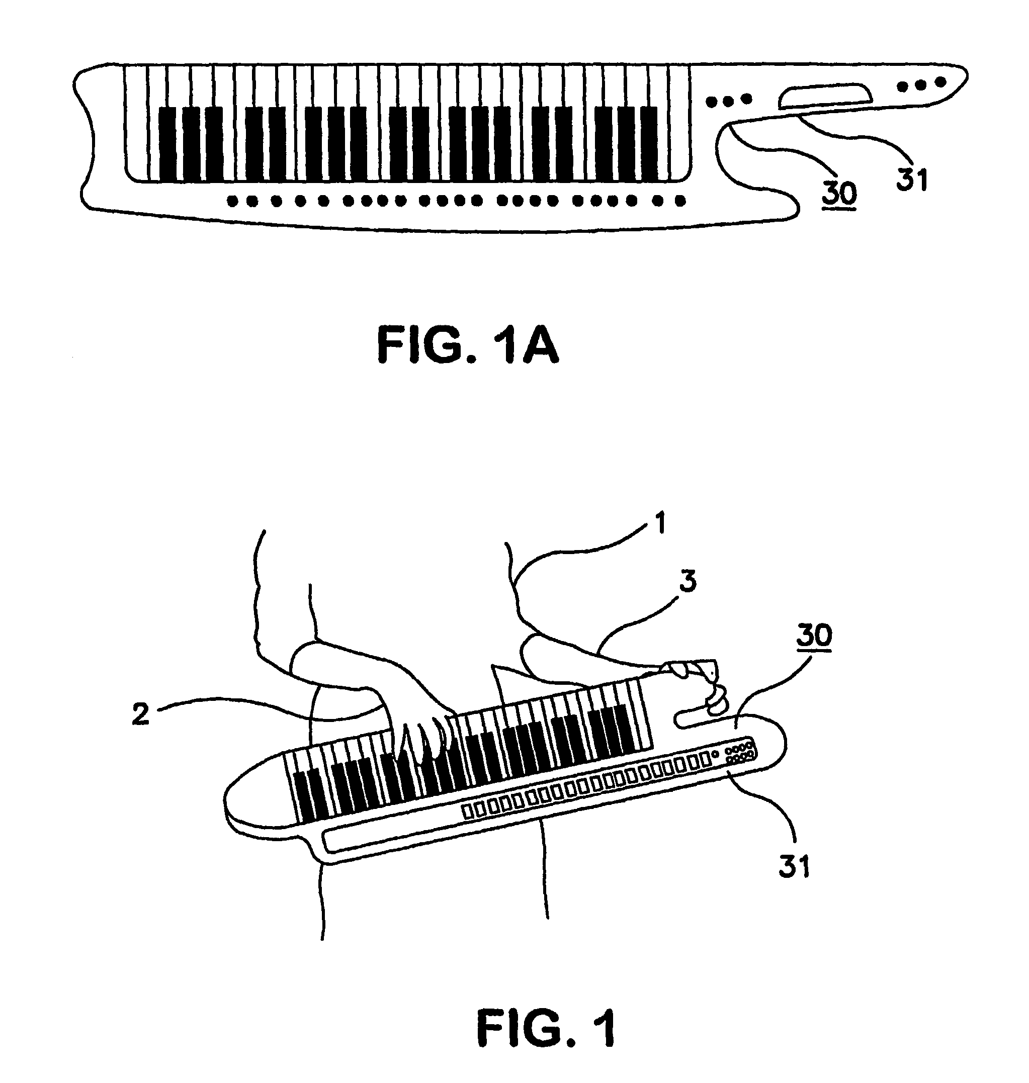Inverted keyboard instrument and method of playing the same