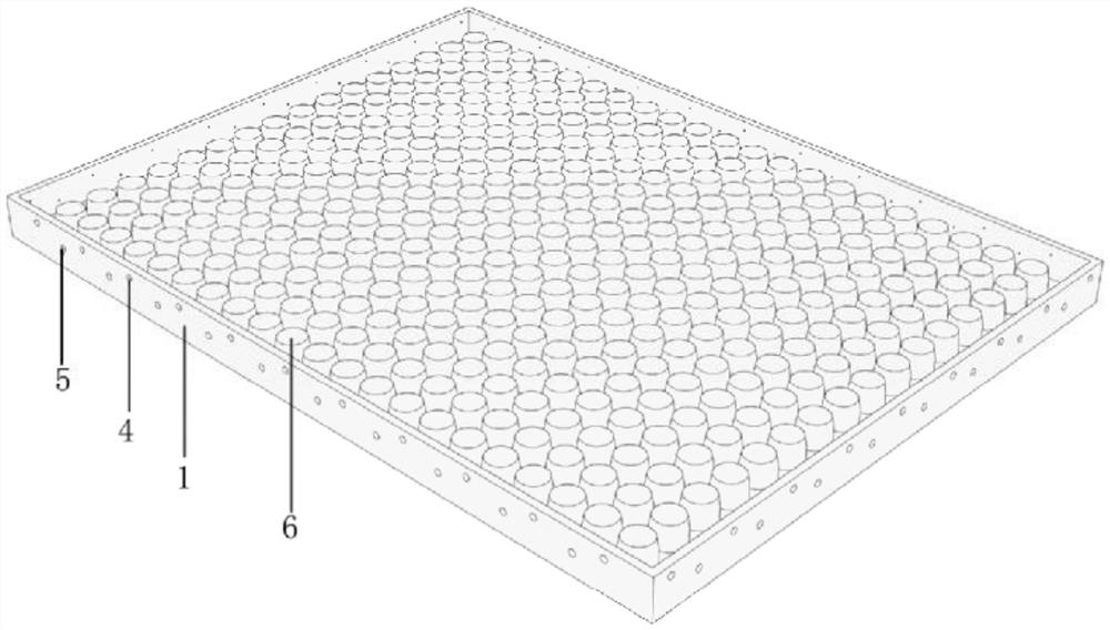 Mold for processing latex mattress and mattress processed by using mold