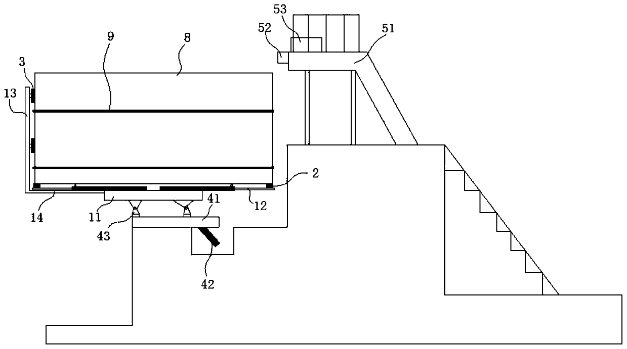 Stiffening ring welding device for large penstock