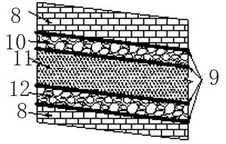 Odor adsorption material for refuse landfill, adsorption system and preparation method